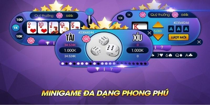 Minigame đa dạng phong phú