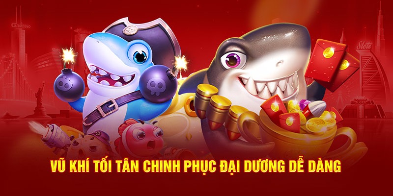 Luật chơi bắn cá nổ hũ online cho phép bạn linh hoạt đổi vũ khí tùy ý